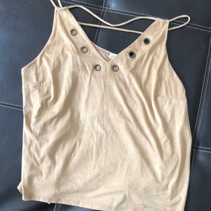 Cato XL Suede Tank Top